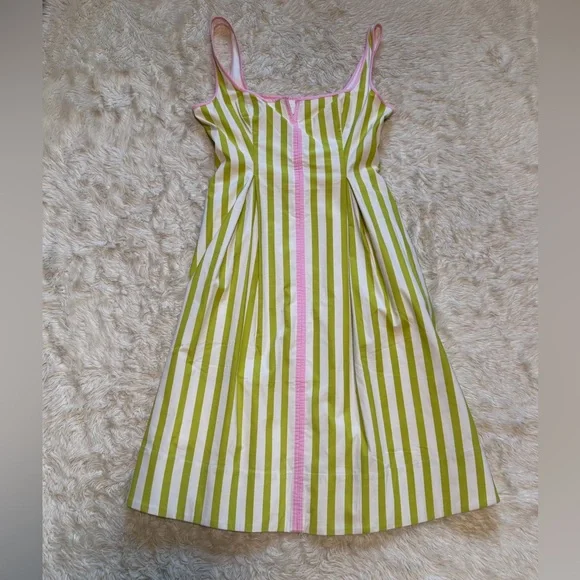 NWT Anthropologie Maeve Sleeveless Notched Square-Neck Midi Dress - Size  Medium Women